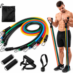 Kit Bandas Tubulares de Resistencia + Asas y Accesorios Fitness