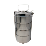 Set Porta Alimentos Acero Inoxidable 4 Piezas