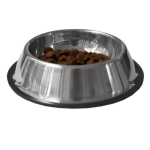 Plato con base antideslizante para mascotas.