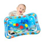 Alfombrilla de Agua Bebé | Juego Seguro para Tiempo de Barriga – Libre de Leak & BPA