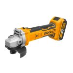 Amoladora Angular Inalámbrica 20V Motor Sin Escobillas | Set 2 Baterías + Cargador