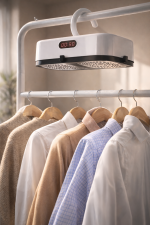 Secador de Ropa Portátil 520W Plegable con Temporizador LED – Hasta 10 kg - Imagen 2